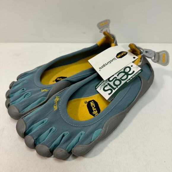NWOT Vibram FiveFingers Classic for Women W1056 Toe Shoes Gray Blue EU 40 / US 9 - Picture 1 of 6